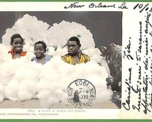 ah2100 - VINTAGE POSTCARD Postal Antigua -  Ethnic American - 1903