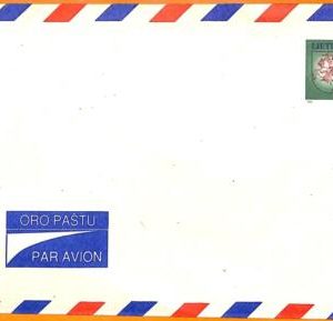 99349 - LITHUANIA - POSTAL HISTORY -  Postal Stationery AIRMAIL COVER