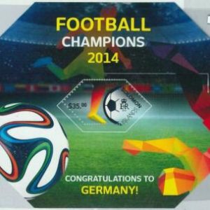 M1411 - SALOMON-INSELN - FEHLER 2014 MISSPERF BLATT: Deutschland 2014...