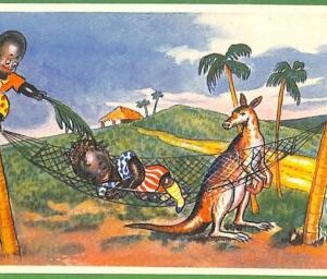 ah2071 - VINTAGE POSTCARD  -  Ethnic American - HUMOUR Knagaroos