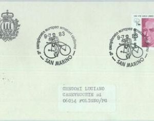 89845 - SAN MARINO - Postal History - SPECIAL POSTMARK 1983  SPORT  Cycling