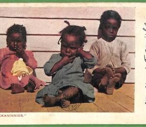 ah2082 - VINTAGE POSTCARD Postal Antigua -  Ethnic American - 1903