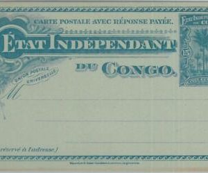 74643 -  Independent Congo - POSTAL HISTORY - DOUBLE Stationery Card H & G # 19