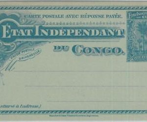 74644 -  Independent Congo - POSTAL HISTORY - DOUBLE Stationery Card H & G # 19