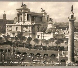 ab0013 - CARTOLINA D'EPOCA - ROMA Città : Colonna di Traiano e Monumento