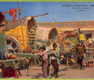 af0603 - ARGENTINA - Vintage Postcard -  Cordoba - Market