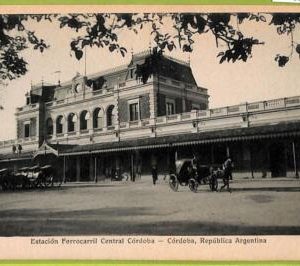 af0618 - ARGENTINA - Vintage Postcard -  Estacion Ferrocarril Central CORDOBA