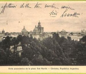 af0586 - ARGENTINA - Vintage Postcard -  Cordoba, Plaza San Martin