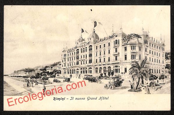 ai0610 - CARTOLINA D'EPOCA - Rimini Città - Grand Hotel