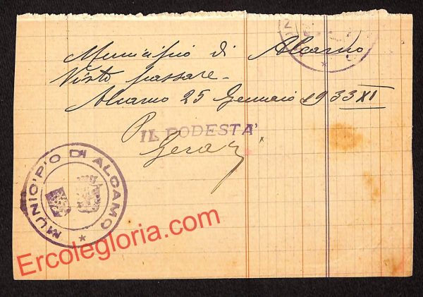 ai9323 - CARTOLINA D'EPOCA - Trapani Provincia - Calatafimi - immagine 2