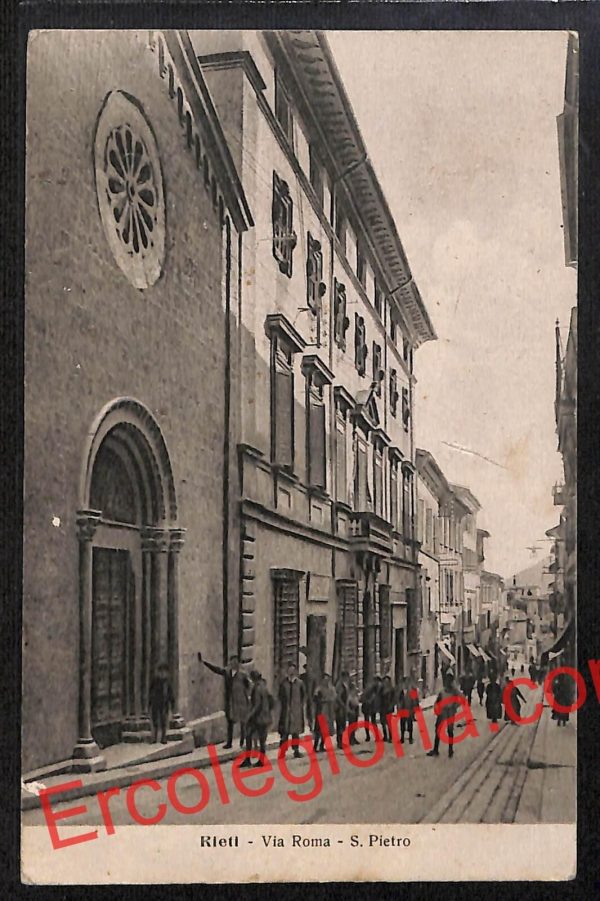 ai0456 - CARTOLINA D'EPOCA - Rieti Città - Via Roma