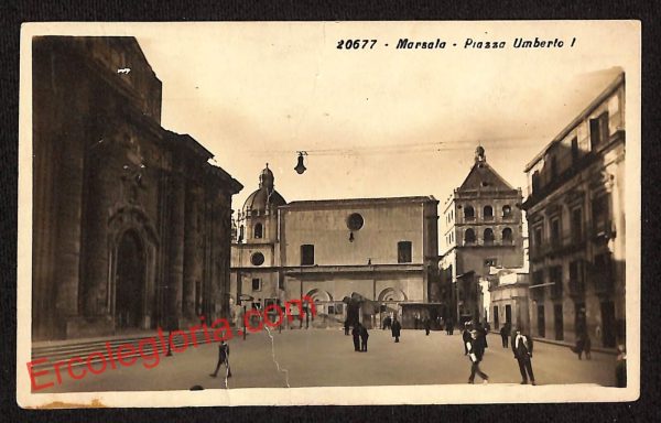 ai9342 - CARTOLINA D'EPOCA - Trapani Provincia - Marsala