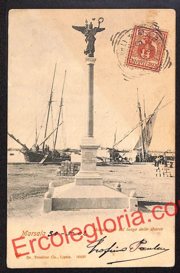 ai9344 - CARTOLINA D'EPOCA - Trapani Provincia - Marsala