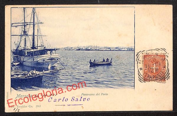 ai9346 - CARTOLINA D'EPOCA - Trapani Provincia - Marsala