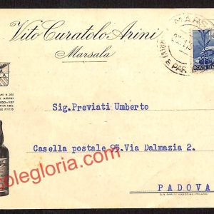ai9356 - STORIA POSTALE - Trapani Provincia - Marsala