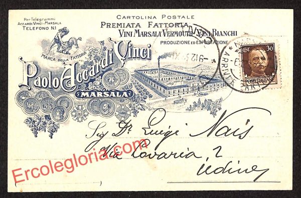 ai9361 - STORIA POSTALE - Trapani Provincia - Marsala