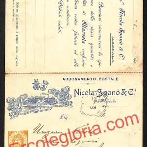 ai9360 - STORIA POSTALE DOPPIA - Trapani Provincia - Marsala