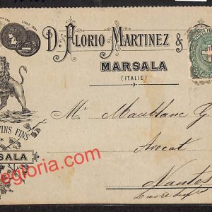 ai9364 - STORIA POSTALE - Trapani Provincia - Marsala