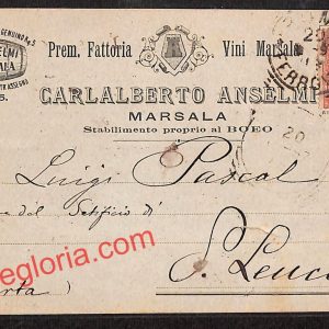ai9365 - STORIA POSTALE - Trapani Provincia - Marsala