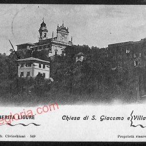 ag1417 - CARTOLINA D'EPOCA - Genova Provincia - Santa Margherita Ligure  1909