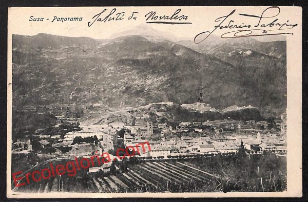 ai9169 - CARTOLINA D'EPOCA - Torino Provincia - Susa