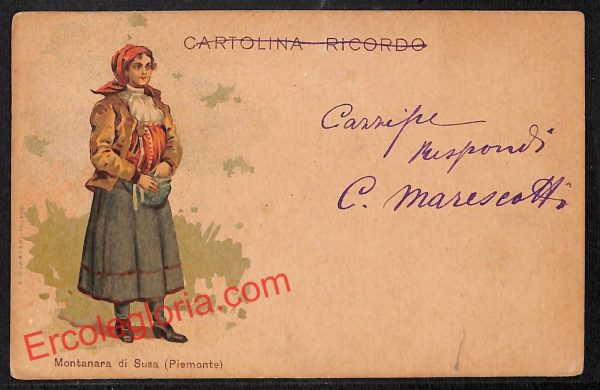 ai9175 - CARTOLINA D'EPOCA - Torino Provincia - Susa