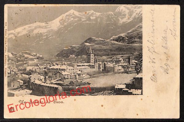 ai9176 - CARTOLINA D'EPOCA - Torino Provincia - Susa