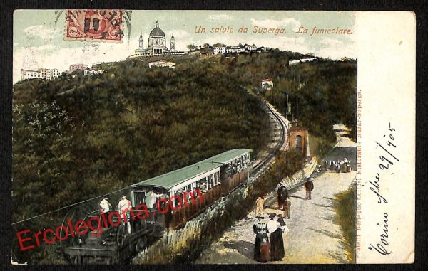 ai9186 - CARTOLINA D'EPOCA - Torino Provincia - Superga