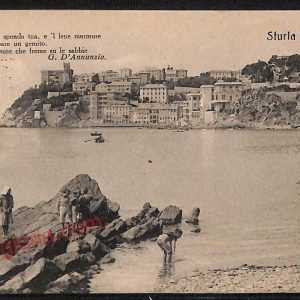 ag1496 - CARTOLINA D'EPOCA - Genova Provincia - Sturla  1917
