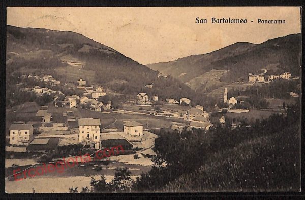 ag1498 - CARTOLINA D'EPOCA - Genova Provincia - San Bartolomeo  1914