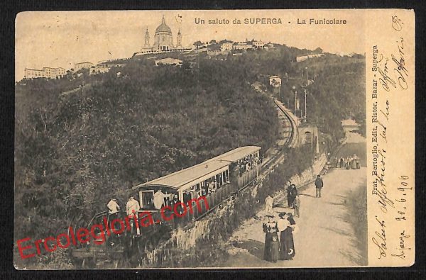 ai9189 - CARTOLINA D'EPOCA - Torino Provincia - Superga