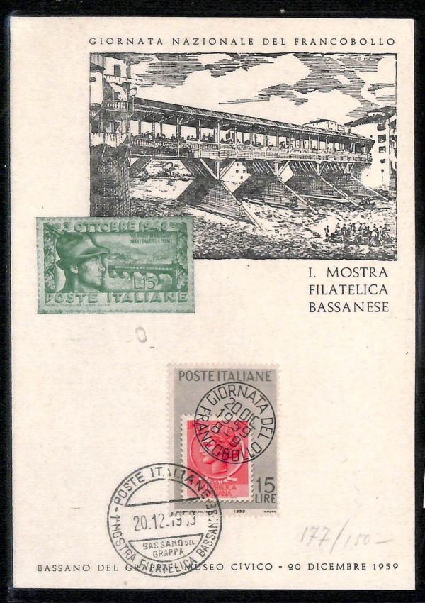 ab4062 -  CARTOLINA  D'EPOCA - Vicenza  Provincia  -  Bassano 1959