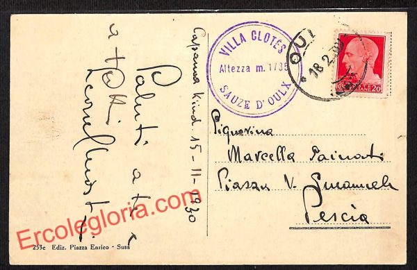 ai9193 - CARTOLINA D'EPOCA - Torino Provincia - Sauze d'Oulx - immagine 2