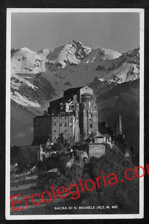 ai9195 - CARTOLINA D'EPOCA - Torino Provincia - Sacra di San Michele