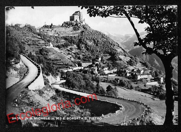 ai9196 - CARTOLINA D'EPOCA - Torino Provincia - Sacra di San Michele
