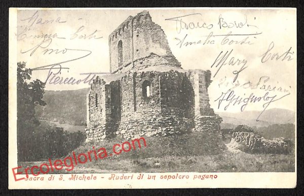 ai9198 - CARTOLINA D'EPOCA - Torino Provincia - Sagra di San Michele