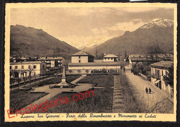 ai8993 - CARTOLINA D'EPOCA - Torino Provincia - Luserna San Giovanni