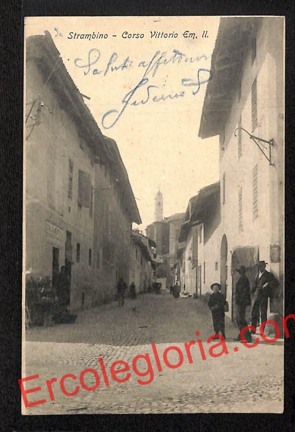 ai9201 - CARTOLINA D'EPOCA - Torino Provincia - Strambino