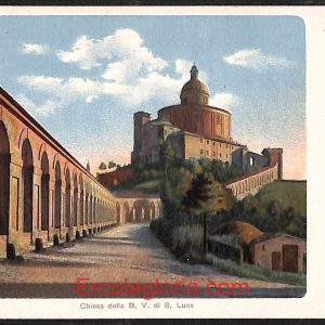 ae1984 - CARTOLINA  D'EPOCA - Bologna Città - Chiesa della B. V. di S. Luca