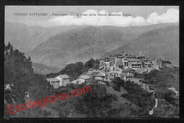 ai0544 - CARTOLINA D'EPOCA - Rieti Provincia - Poggio Vittiano