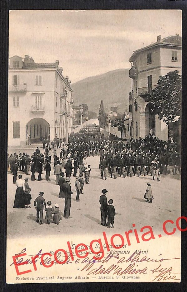 ai8994 - CARTOLINA D'EPOCA - Torino Provincia - Luserna San Giovanni