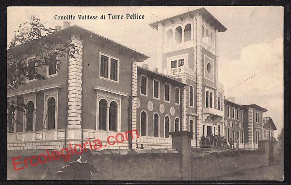 ai9219 - CARTOLINA D'EPOCA - Torino Provincia - Torre Pellice