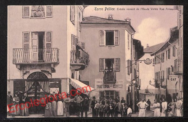 ai9221 - CARTOLINA D'EPOCA - Torino Provincia - Torre Pellice