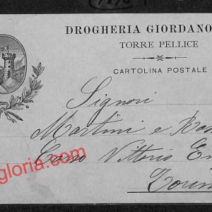 ai9222 - STORIA POSTALE - Torino Provincia - Torre Pellice