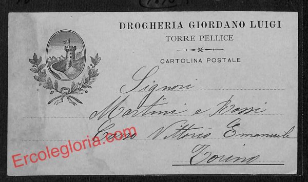 ai9222 - STORIA POSTALE - Torino Provincia - Torre Pellice