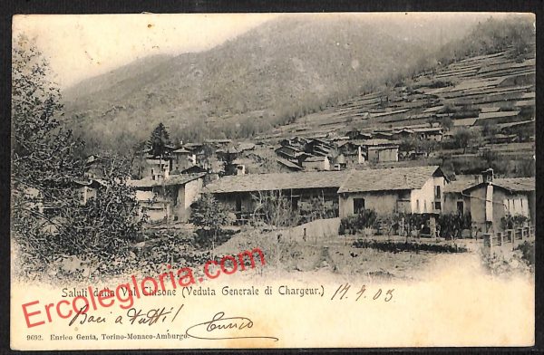 ai9235 - CARTOLINA D'EPOCA - Torino Provincia - Val Chisone
