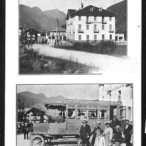 P0750 - CARTOLINA D'EPOCA  - Pragelato TORINO - Albergian Hotel  Arrivo  Posta