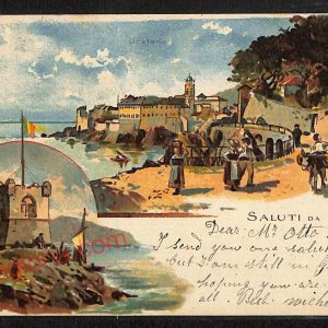 ag1320 - CARTOLINA D'EPOCA - Genova Provincia - Nervi  1900