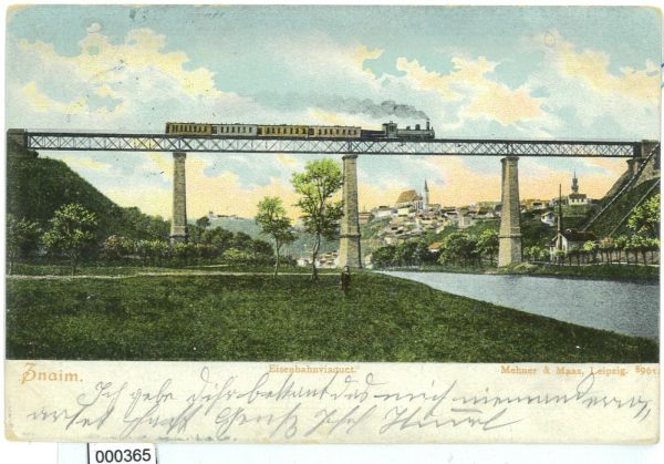 00365 --  VINTAGE POSTCARD Ansichtskarten - CZECHOSLOVAKIA : ZNOJMO ZNAIM 1905