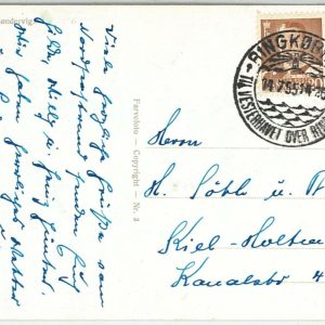 63204  -  DENMARK - POSTAL HISTORY - POSTMARK on POSTCARD 1955 -  LIGHTHOUSES